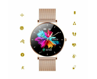 Manta SMARTWATCH MANTA Alexa Złoty/Różowy Pasek - 1465515 - zdjęcie 4